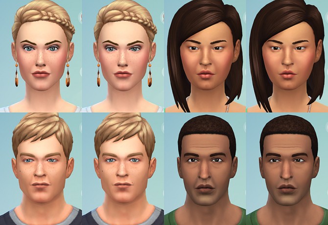 Sims 4 Invisible Mouth Crease at Simsontherope