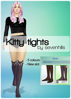 Kitty tights at Sevenhills Sims