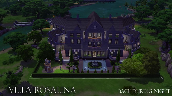 Sims 4 Villa Rosalina (NO CC) by !jolien! at Mod The Sims
