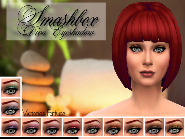 Sims 4 Victorias Fortune Smashbox Diva Eyeshadow by fortunecookie1 at TSR