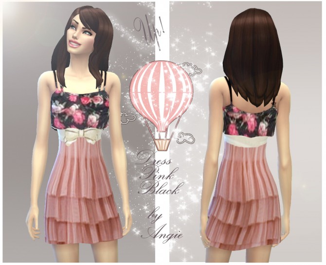 Sims 4 Flower dresses at Angie Lover Sims