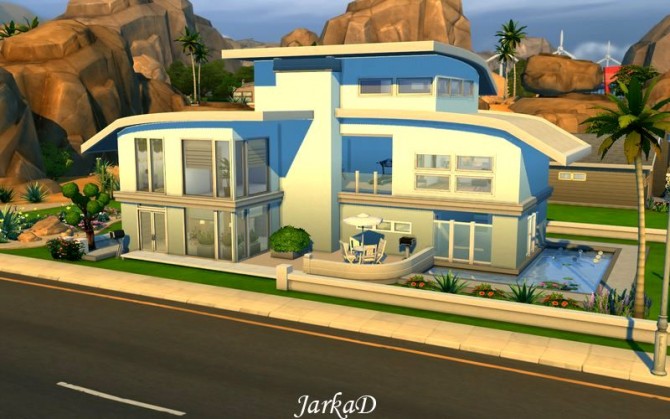 Sims 4 ADELAIDE Villa at JarkaD Sims 4 Blog