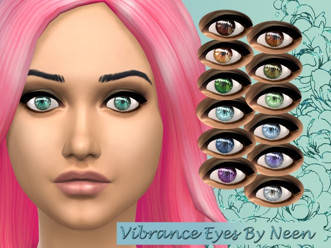 Sims 4 Vibrant Eyes Bumper Set by Rock Chick at Mod The Sims