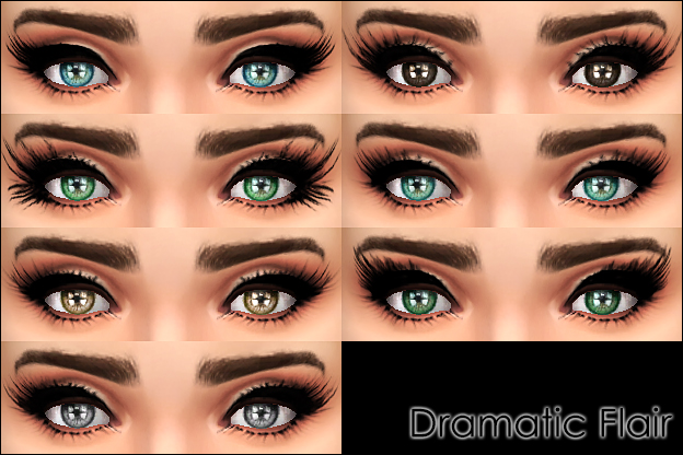 Sims 4 Dramatic Flair 7 mascaras by Vampire aninyosaloh at Mod The Sims