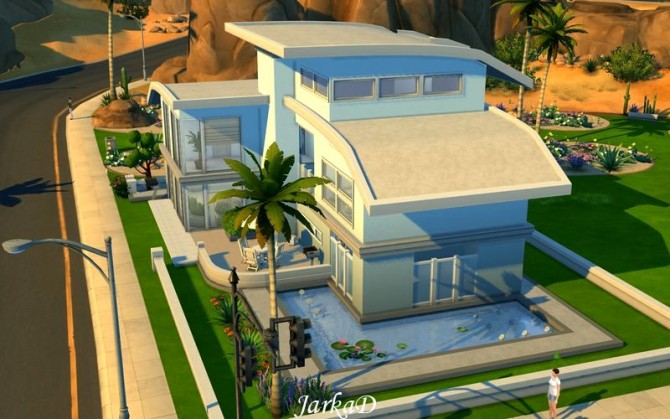 Sims 4 ADELAIDE Villa at JarkaD Sims 4 Blog