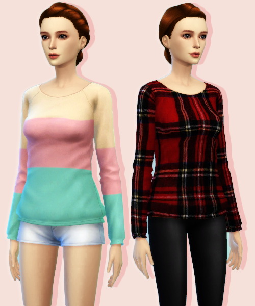 Sims 4 Sweater Pack #3 (new Mesh) at JSBoutique