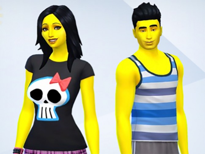 Sims 4 Yellow Skintone by Snaitf at Mod The Sims