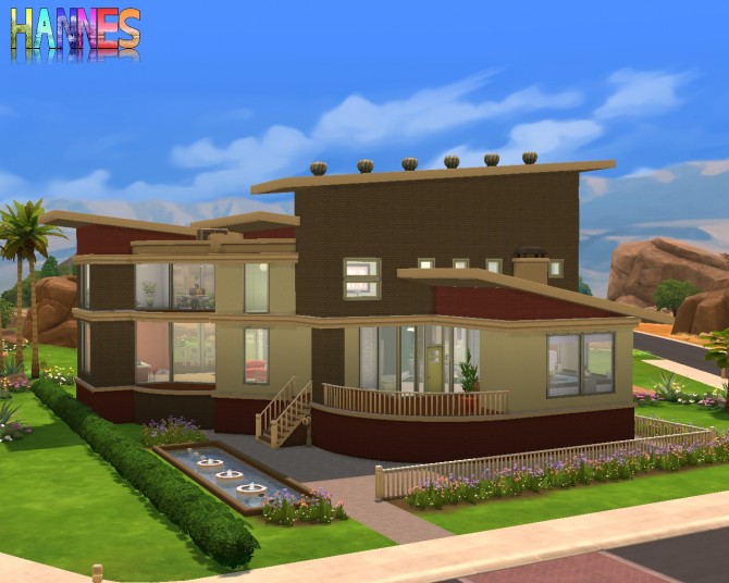 Sims 4 Moderno Desert by Hannes16 at Mod The Sims