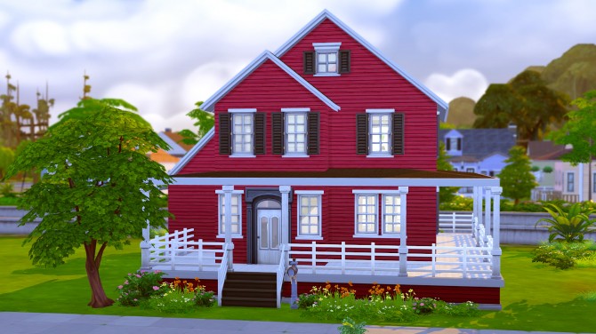 Sims 4 Berglund starter house by farfalle at Mod The Sims