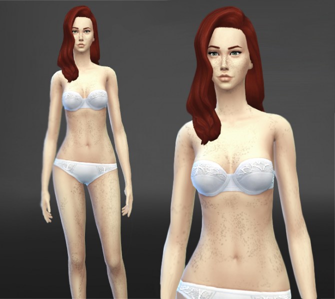 Sims 4 FULLBODY FRECKLES at Onelama