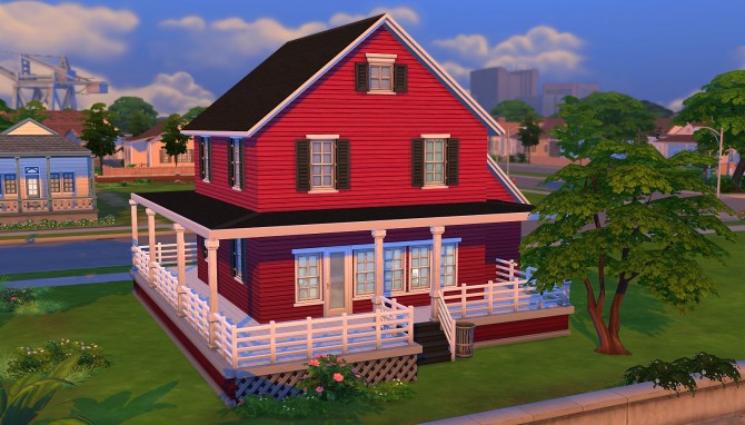 Sims 4 Berglund starter house by farfalle at Mod The Sims