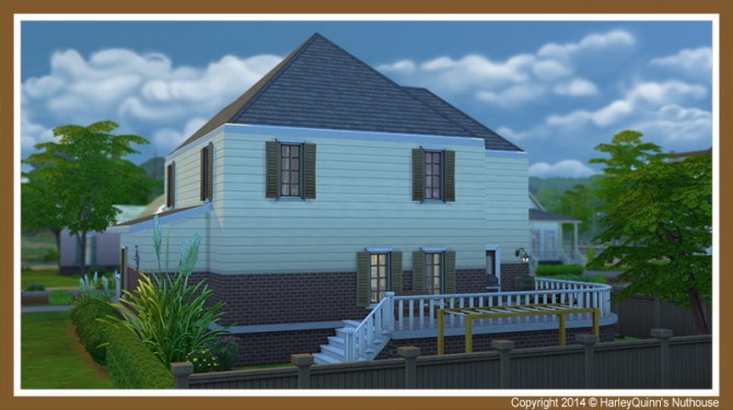 Sims 4 The Chamoisee traditional home at Harley Quinn’s Nuthouse