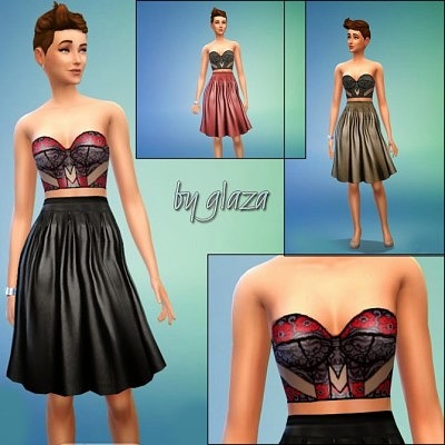 Skirt and top at All by Glaza