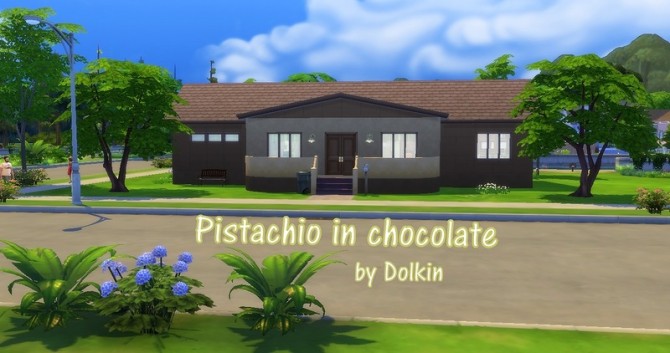 Sims 4 Pistachio in chocolate by Dolkin at ihelensims