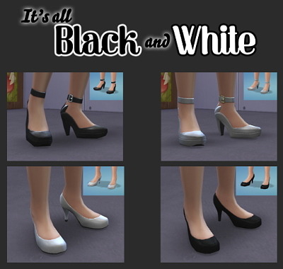 Black and White Pumps at JettSchae