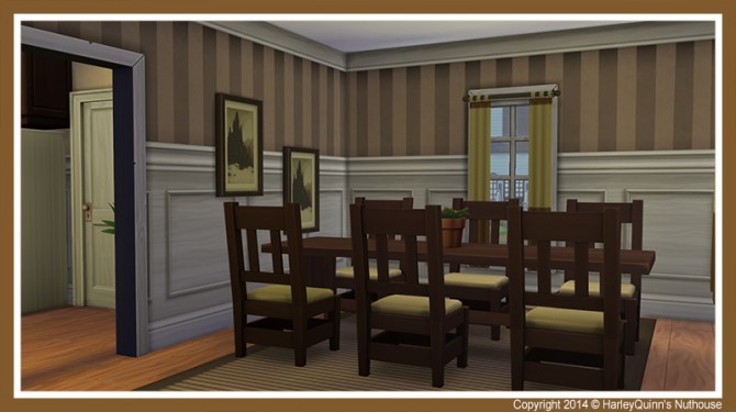 Sims 4 The Chamoisee traditional home at Harley Quinn’s Nuthouse
