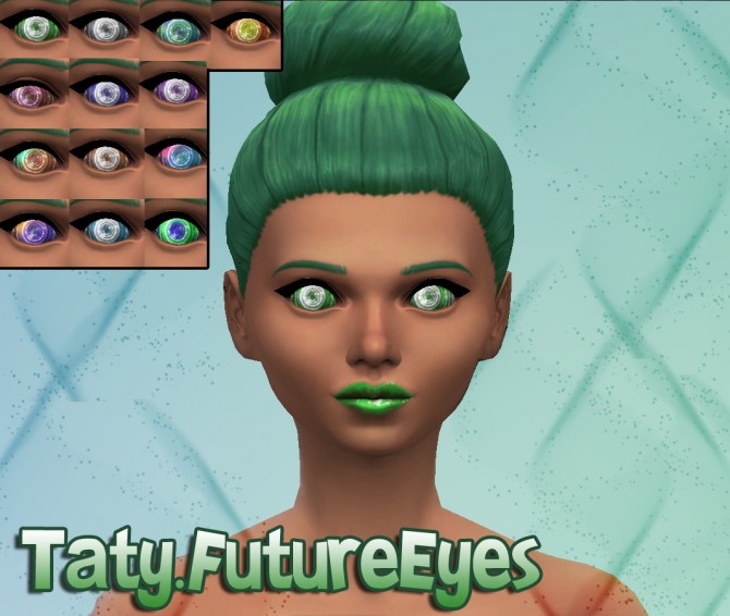 Sims 4 Dragon and Future eyes non default at Taty – Eámanë Palantír
