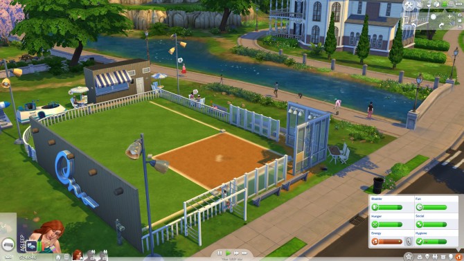 Sims 4 McKinness Memorial Baseball Field by russthomas28 at Mod The Sims