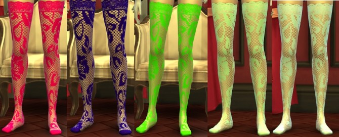 Sims 4 Lacy stockings by Darkly at Mod The Sims