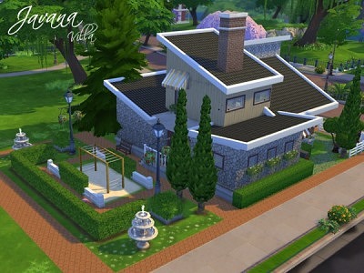 Javana Villa by Jindann at TSR » Sims 4 Updates