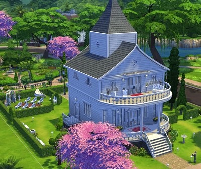 Wedding Venue Traditional Chapel No CC by Mateodon at Mod The Sims