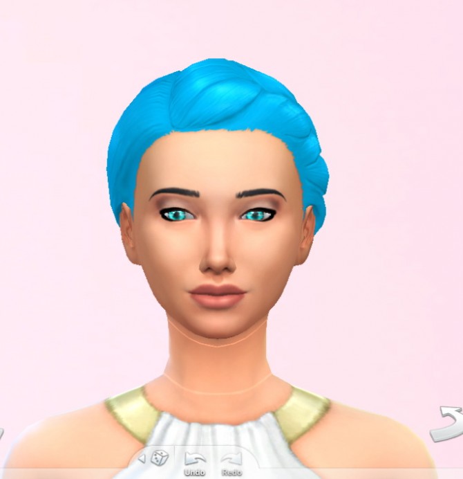 Sims 4 SKY BLUE HAIR at Star’s Sugary Pixels