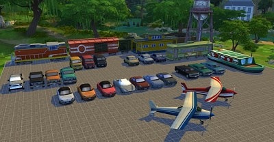 Decorative Vehicles Cheat – Cars, Trains, Planes by TwistedMexi at Mod The Sims