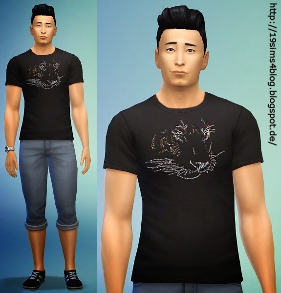 Sims 4 Shirt 1 & 2 at 19 Sims 4 Blog