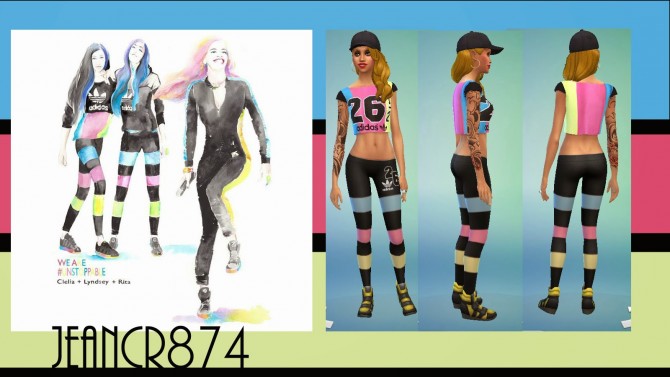 Sims 4 Sport outfits by jeancr874 at La Boutique de Jean