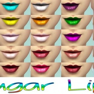 Dark Matte Lips at Porcelain Warehouse » Sims 4 Updates