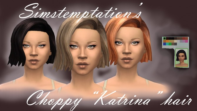 Sims 4 2 new hair meshes at Simstemptation