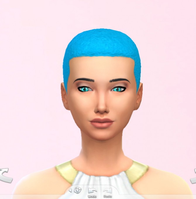 Sims 4 SKY BLUE HAIR at Star’s Sugary Pixels