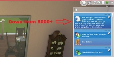 Realistic Bills (Not too high, not too low) by mgomez at Mod The Sims