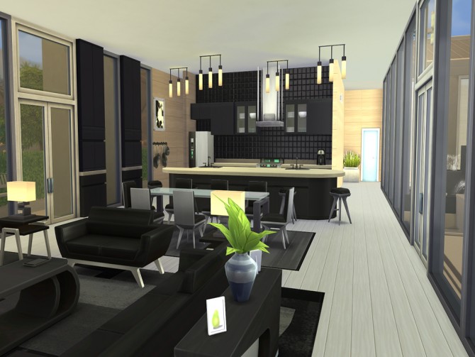 Sims 4 Phoenix Modern House by MrDemeulemeester at Mod The Sims