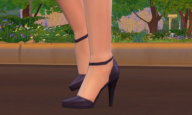 Sims 4 Ankle Strap High Heel Shoes at MA$ims3