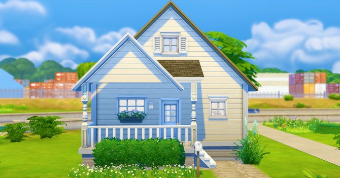 Sims 4 Lofty Beginnings Starter Home at Seventhecho