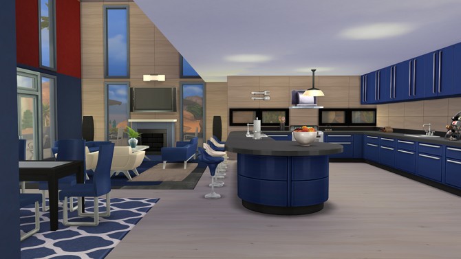 Sims 4 Triune house by MrDemeulemeester at Mod The Sims