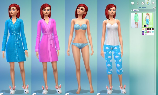 Sims 4 Sleepwear Recolors by ERae013 at Adventures in Geekiness