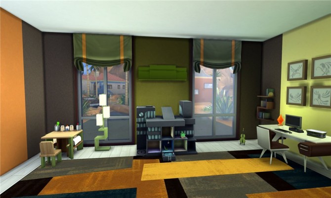 Sims 4 Llama&Tree kids room by ihelen at ihelensims