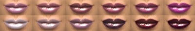 12 Custom Fantasy Lip Gloss Colors at The Simsperience