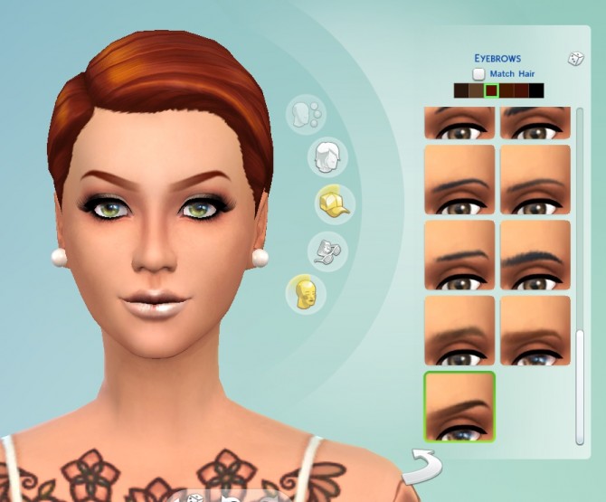 Sims 4 Ombre Brows by Cloud9sims at Mod The Sims