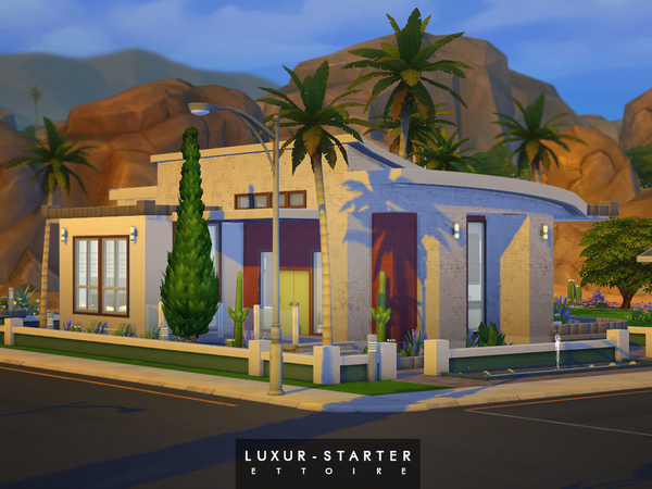 Sims 4 Luxury Starter by Ettoire at The Sims Resource