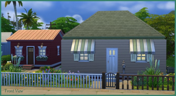 Sims 4 St. Philip Chattel Houses (No CC) by Yogi Tea at Mod The Sims