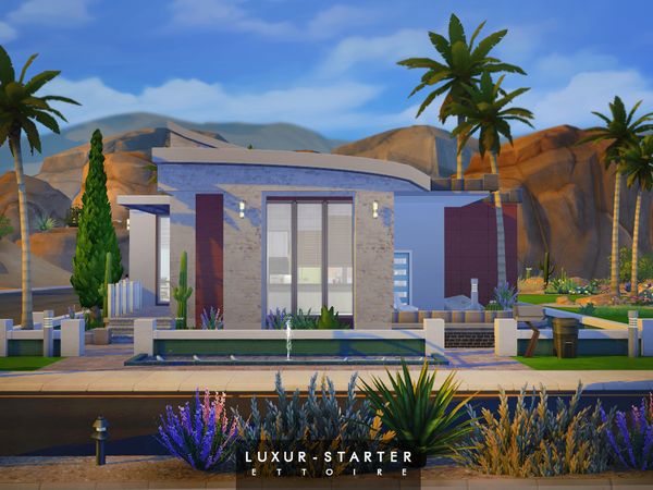 Sims 4 Luxury Starter by Ettoire at The Sims Resource