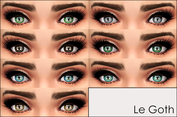 Sims 4 Le Goth 7 mascaras by Vampire aninyosaloh at Mod The Sims