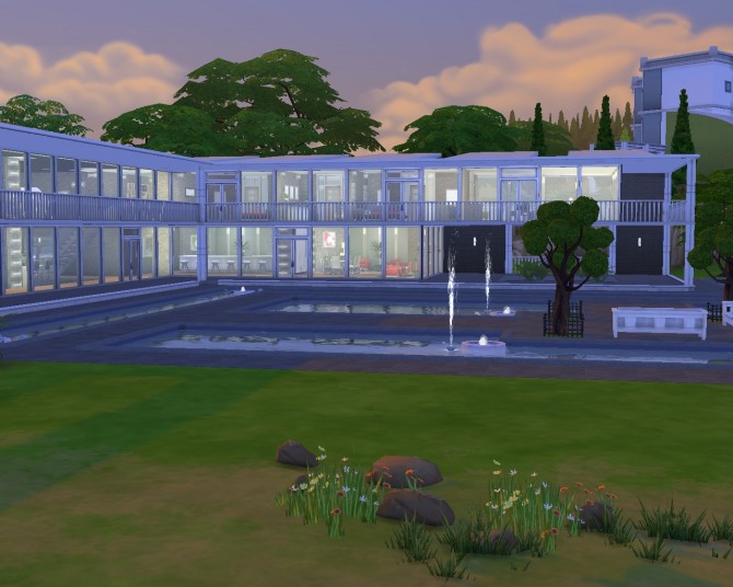 Sims 4 Modern Vista home by Hannes16 at Mod The Sims