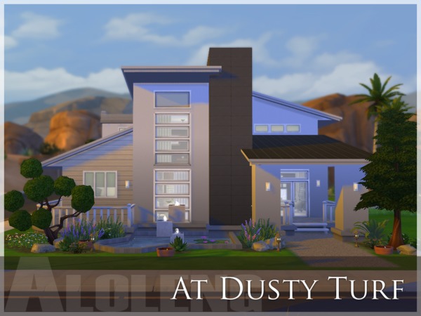 Sims 4 Dusty Turf house by aloleng at The Sims Resource
