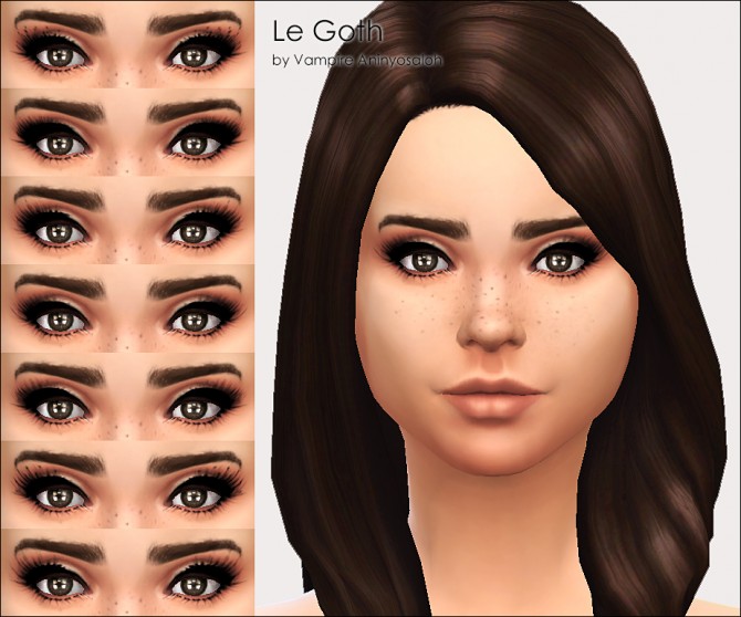 Sims 4 Le Goth 7 mascaras by Vampire aninyosaloh at Mod The Sims