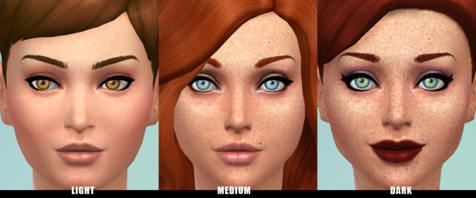 Sims 4 Face and body freckles by Nyakai at Mod The Sims