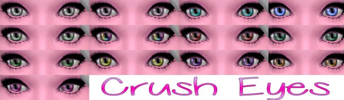Sims 4 CRUSH EYES Default at Star’s Sugary Pixels